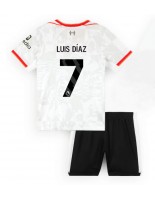 Liverpool Luis Diaz #7 Kolmaspaita Lasten 2024-25 Lyhythihainen (+ shortsit)